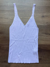 Double Zero Ribbed Sleeveless Top (S)