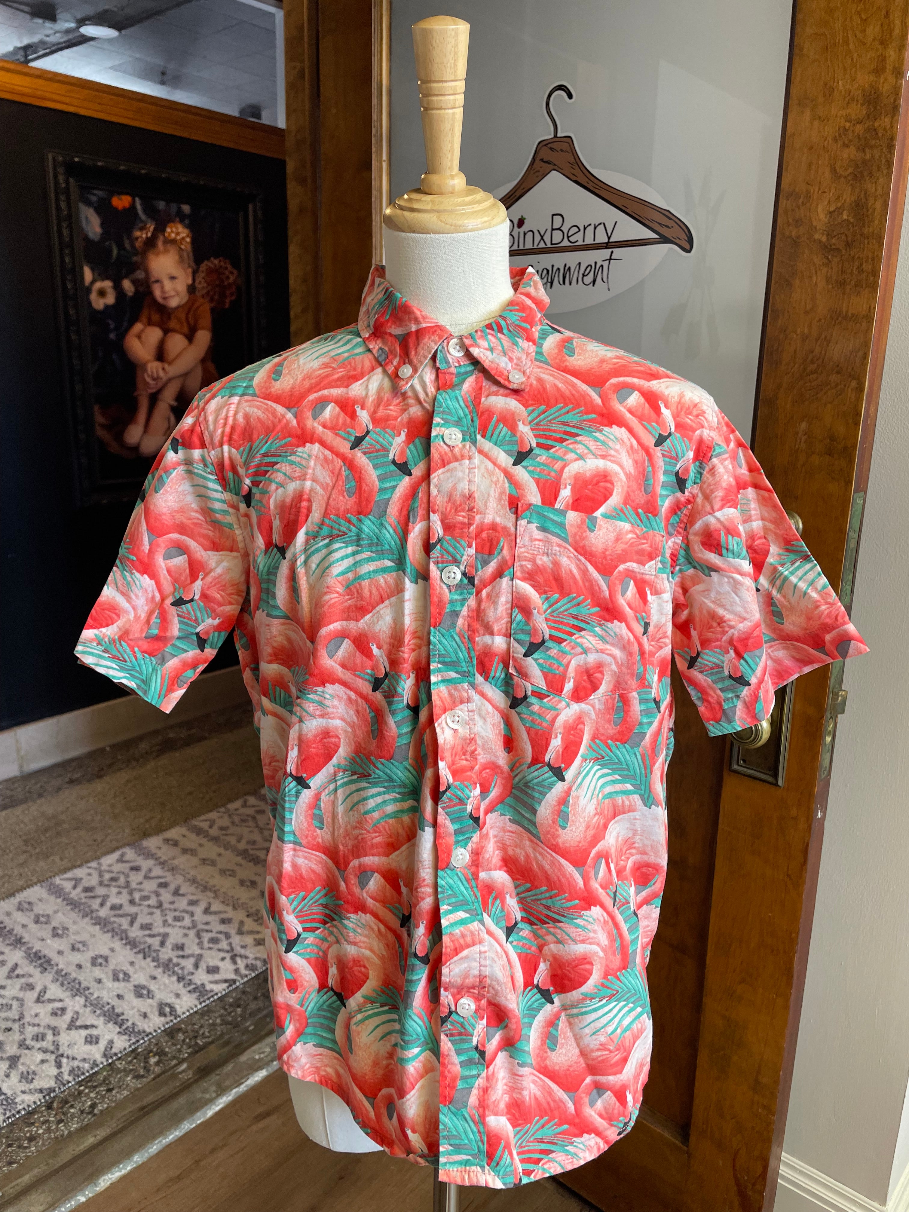 Old Navy Short Sleeved Button Down (YL)