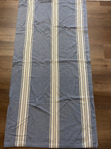 Park B. Smith Blue and Tan Shower Curtain