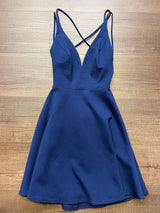 Lulus Plunge Spaghetti Strap Mini Dress (XS)