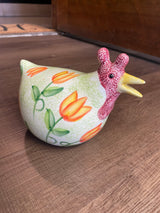 Vintage CBK LTD 1999 Ceramic Hand Painted Chicken