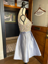 City Studio Sequin and Satin Mini Dress (7)