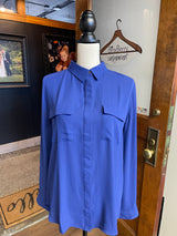 Loft Button Down Women's Blouse (L)