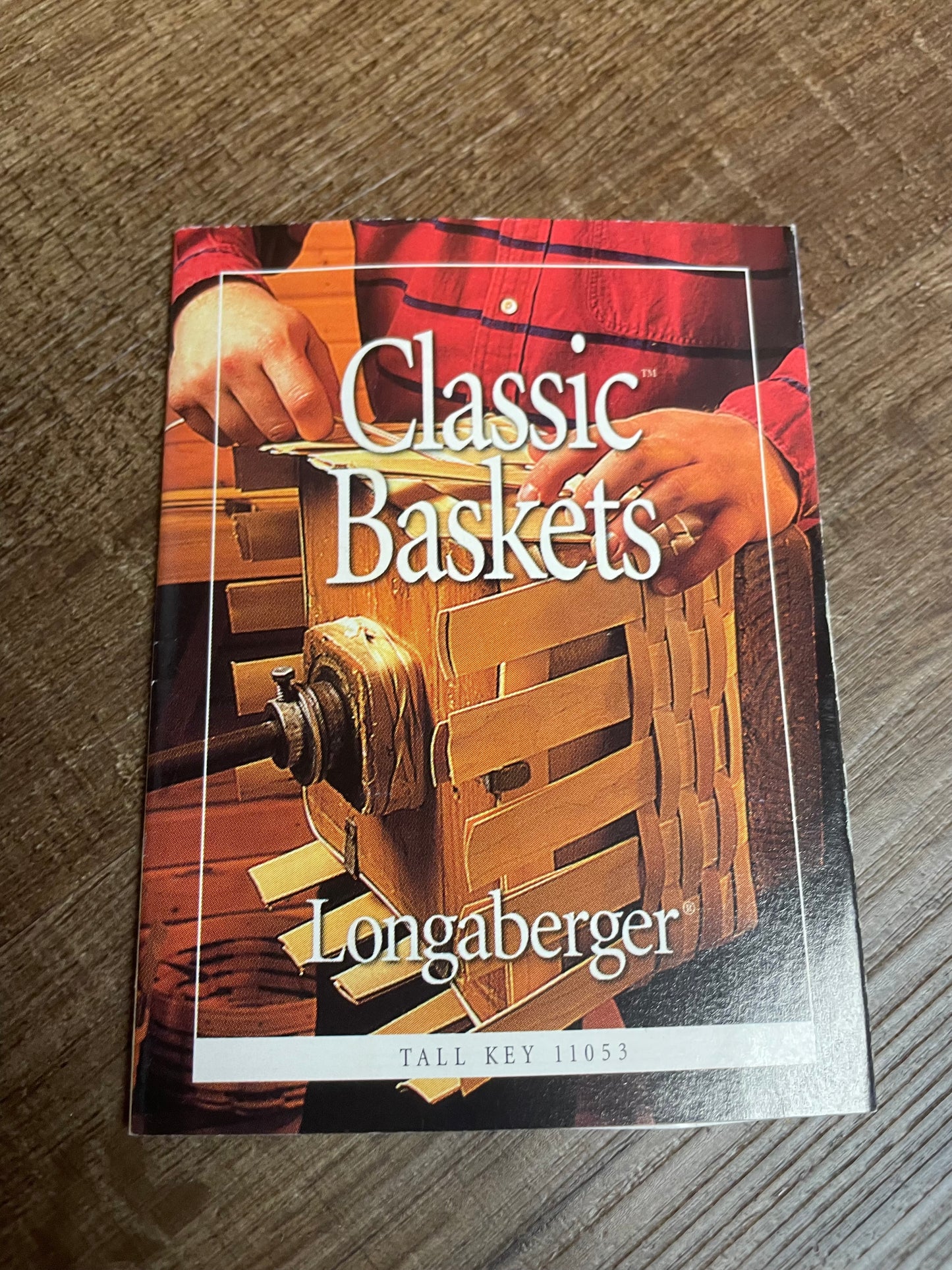Longaberger Tall Key Basket, Liner & Protector