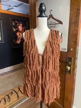Est 1946 Fringe Knit Women's Vest (S)