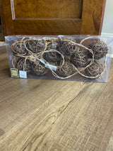 Rustic Twig Globe String Lights