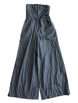 Band of the Free Los Angeles 100% Cotton Strapless Wide Leg Jumpsuit (M)