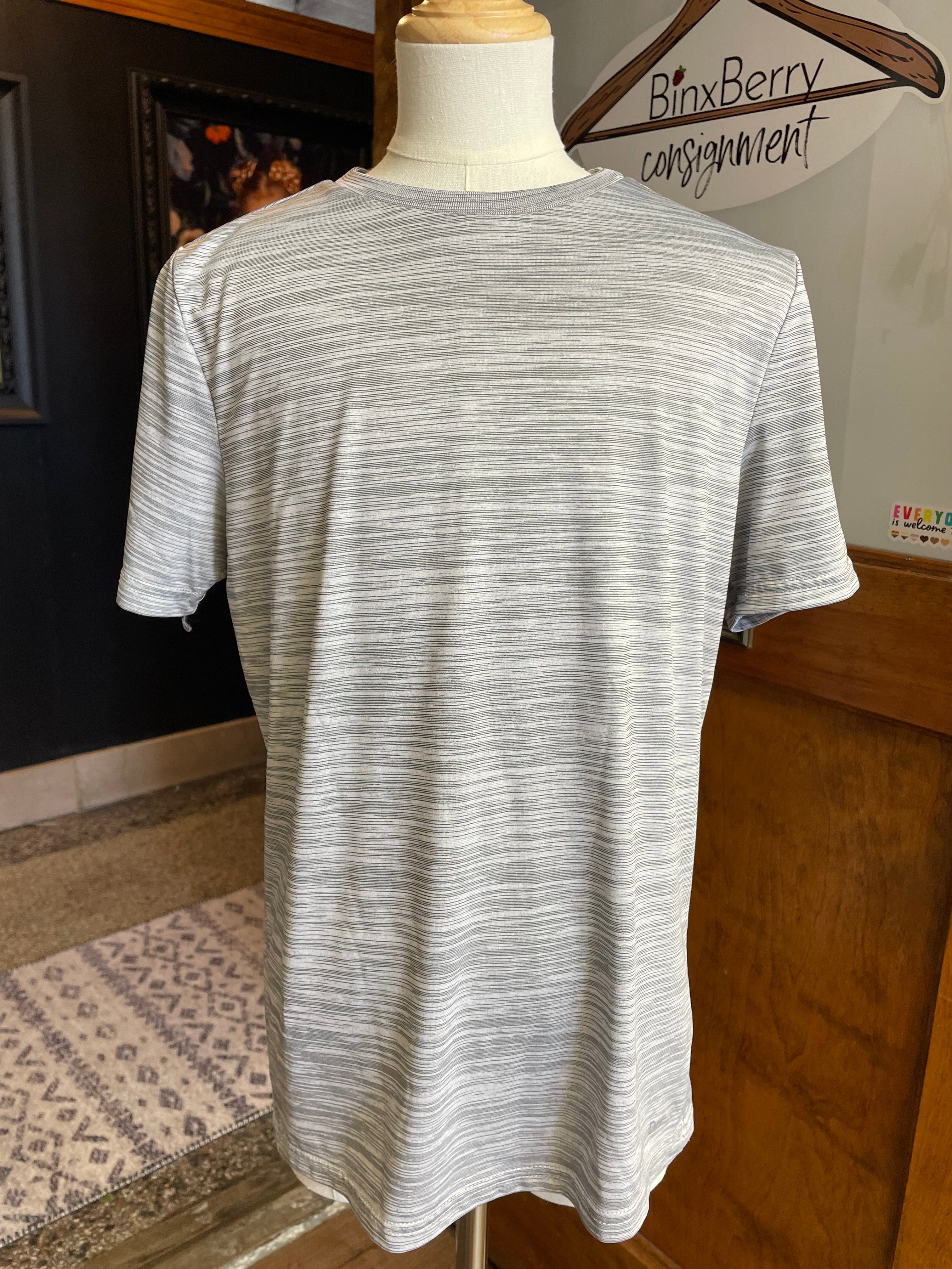 Tek Gear Gray Performance Tee (YL)