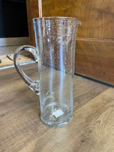 12" Bubble Glass Pitcher