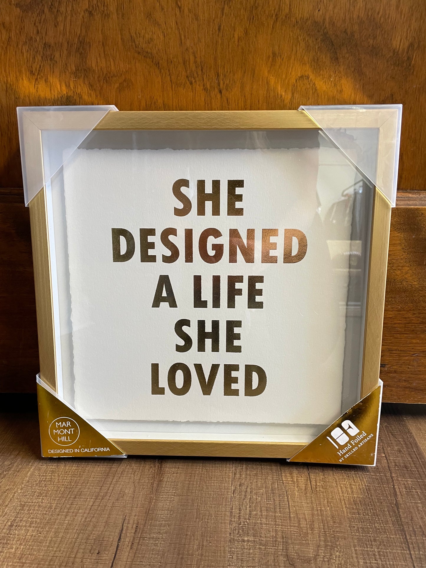Marmont Hill Hand Foiled Framed Print