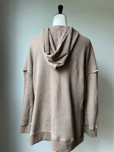 Waffle Knit Hooded Shirt (M)