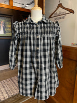 Zara Girl's Plaid Snap Front Top (6)