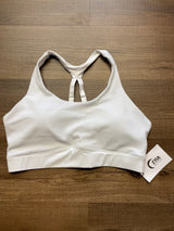 Zyia NWT White Polka Adjustable Strappy Bra