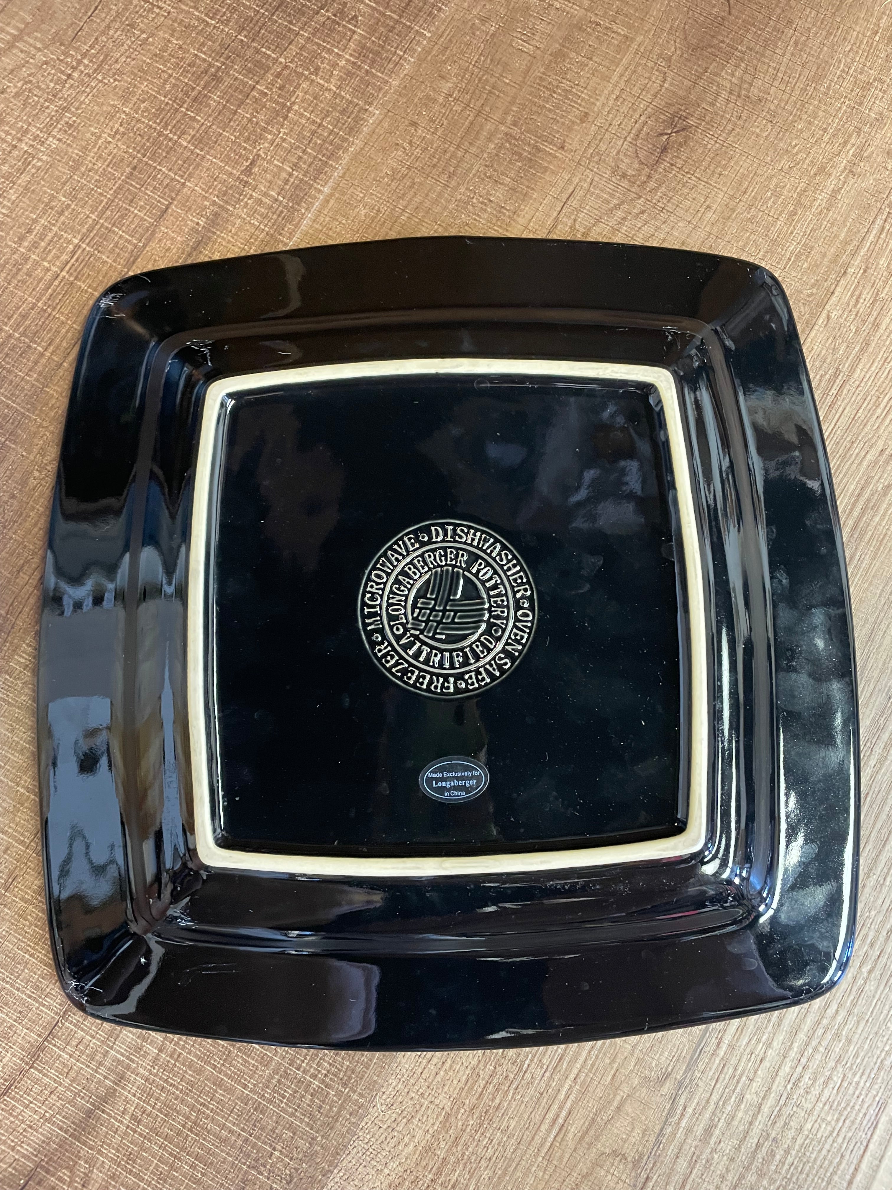 Longaberger Pottery Woven Traditions 11" Plate