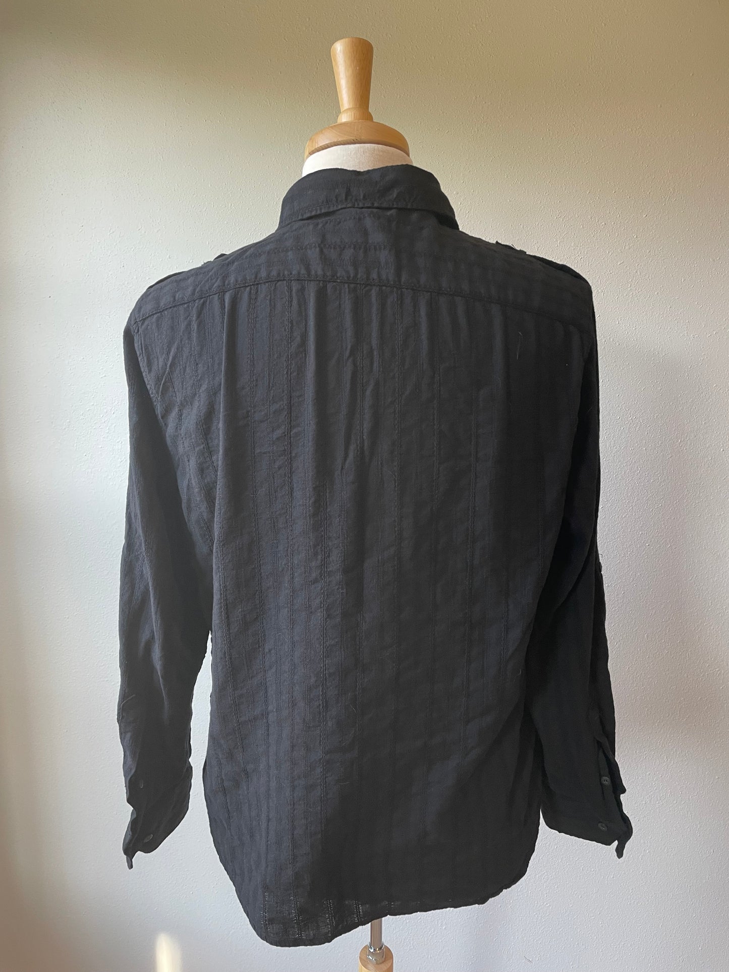 Machine Men's Black Button-Down (XL)