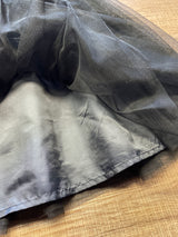 Cat & Jack Tulle & Sequins Black Dress (6/6X)