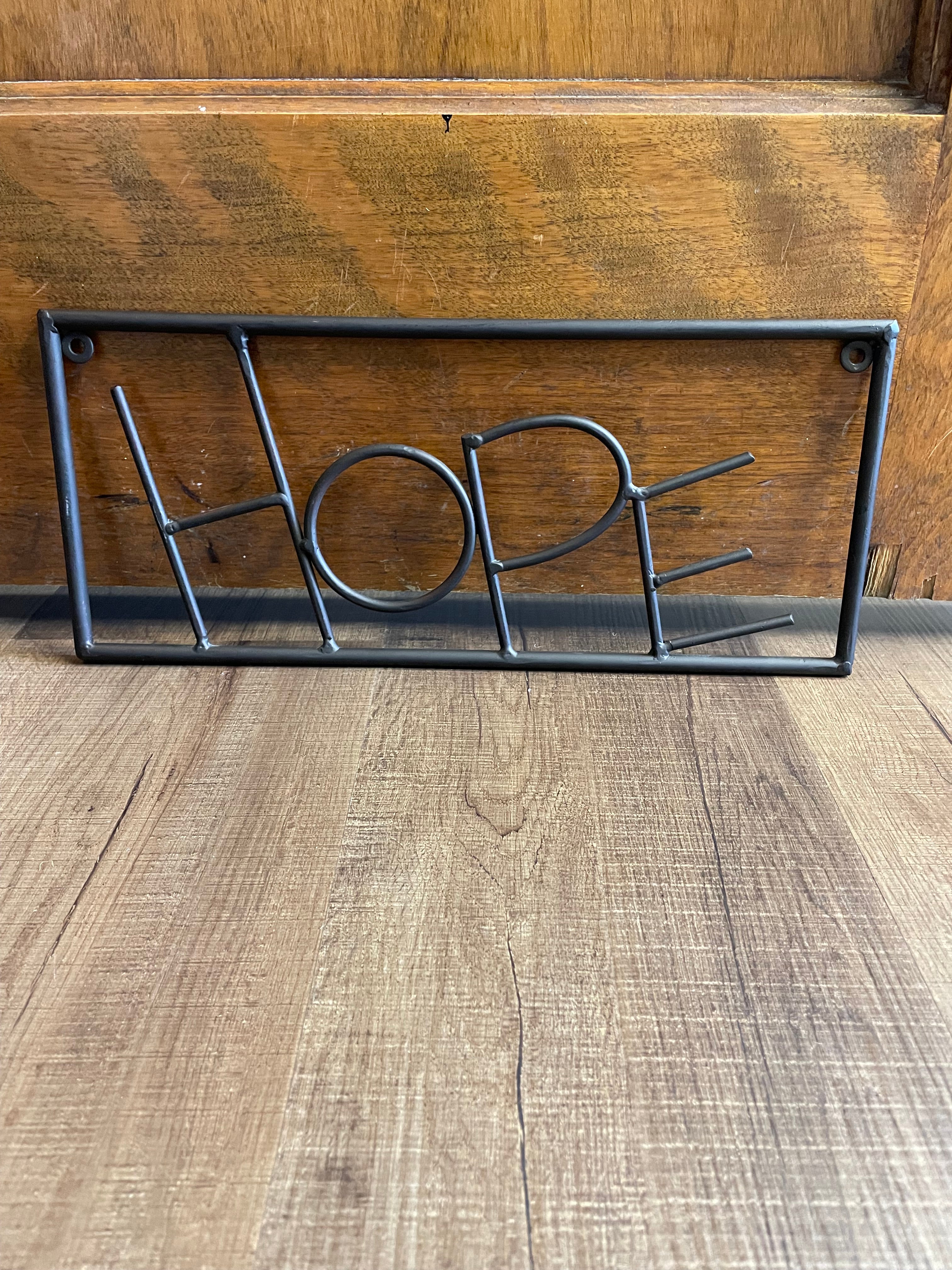 HOPE Iron Wall Art
