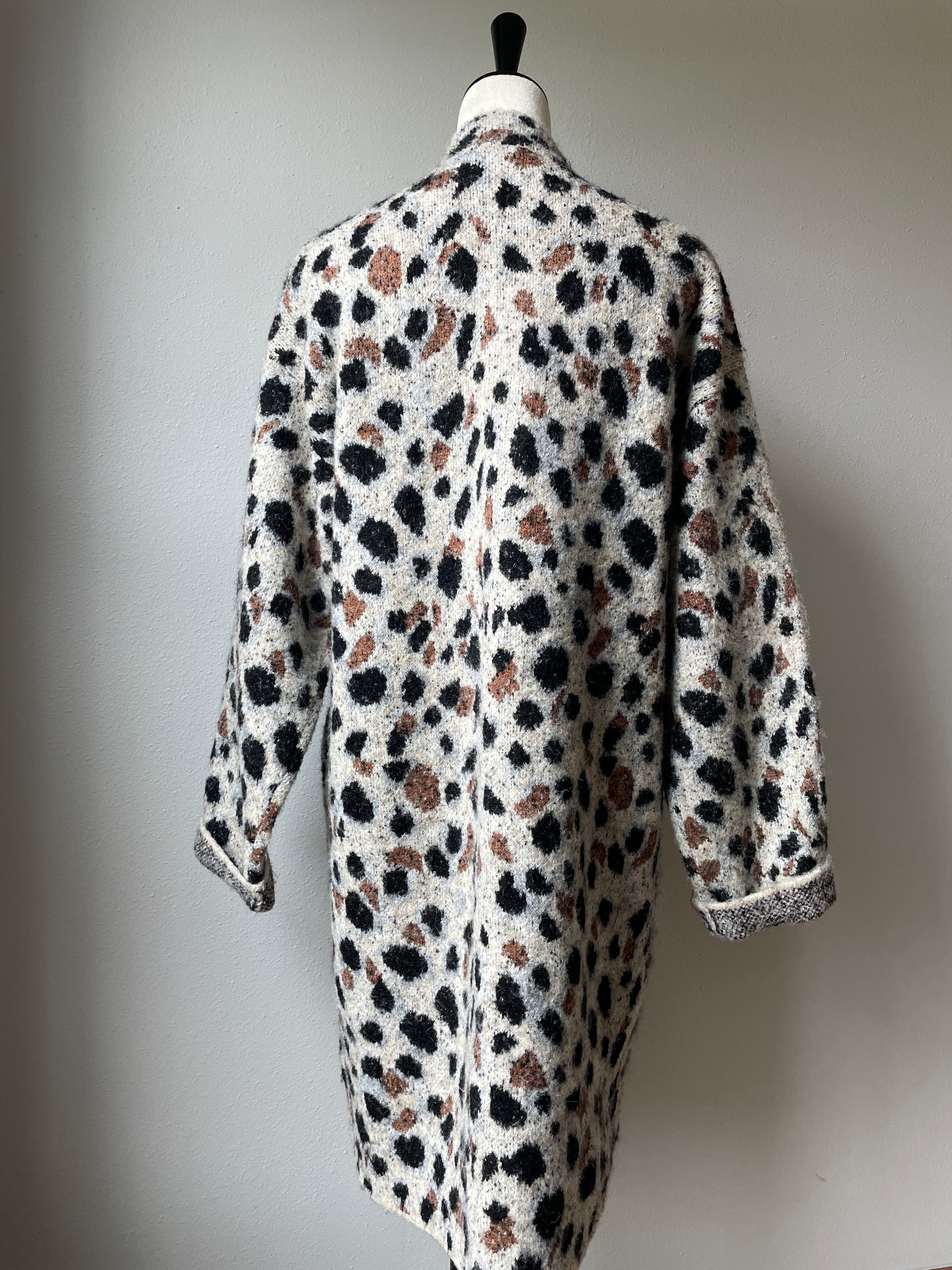 Baciano Zip Up Wool Blend Cardigan (M)