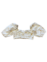 H&M Floral Linen Blend Crop Top (M)