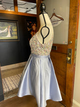 City Studio Sequin and Satin Mini Dress (7)