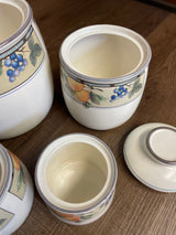 Mikasa Garden Harvest 4-Piece Canister Set