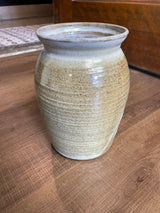 Glazed and Painted Handmade Clay Vase