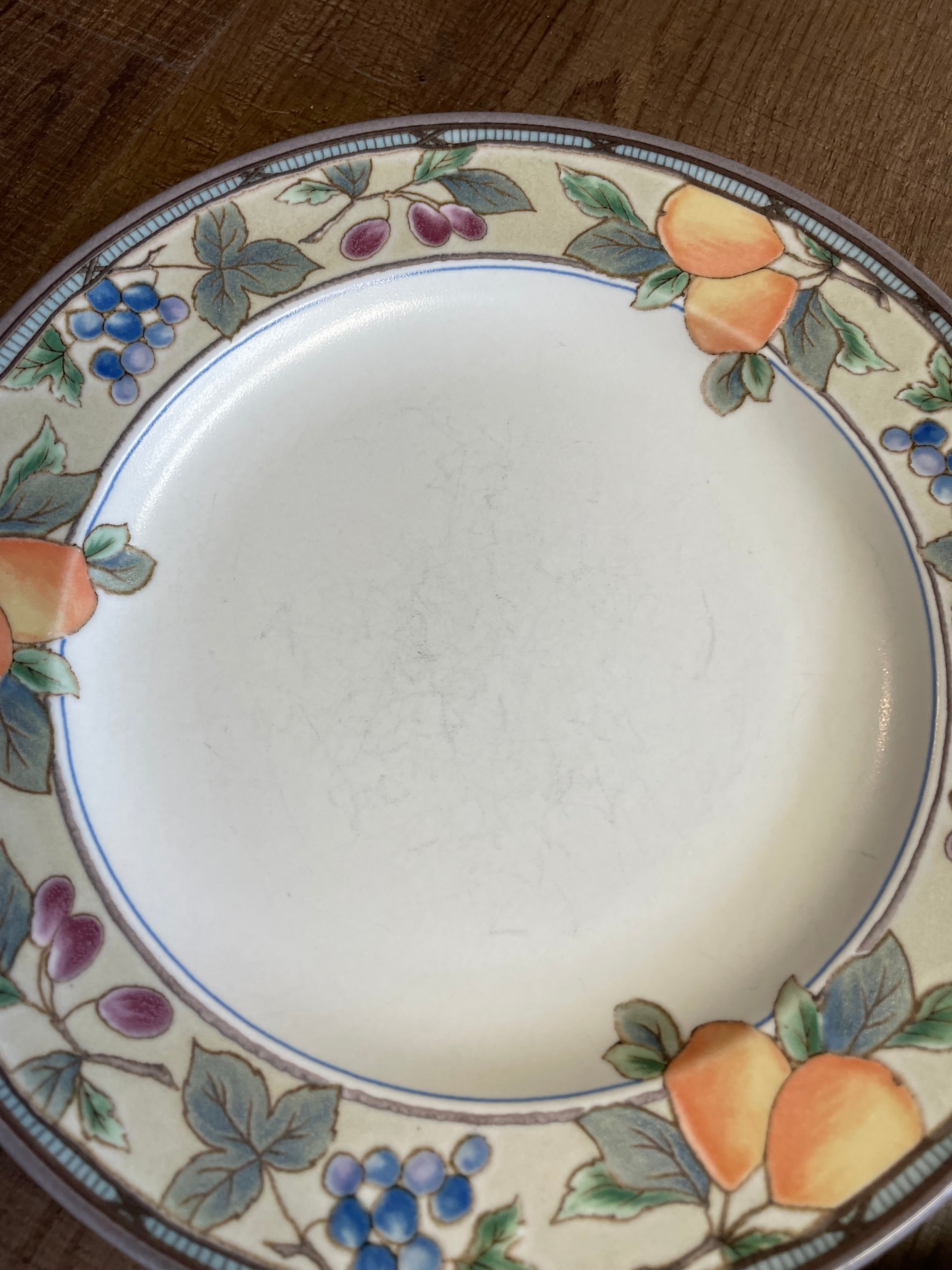 Mikasa Garden Harvest 8 3/8” Salad Plates (Set of 4)