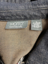 Motto Women's Denim Jacket (1X)