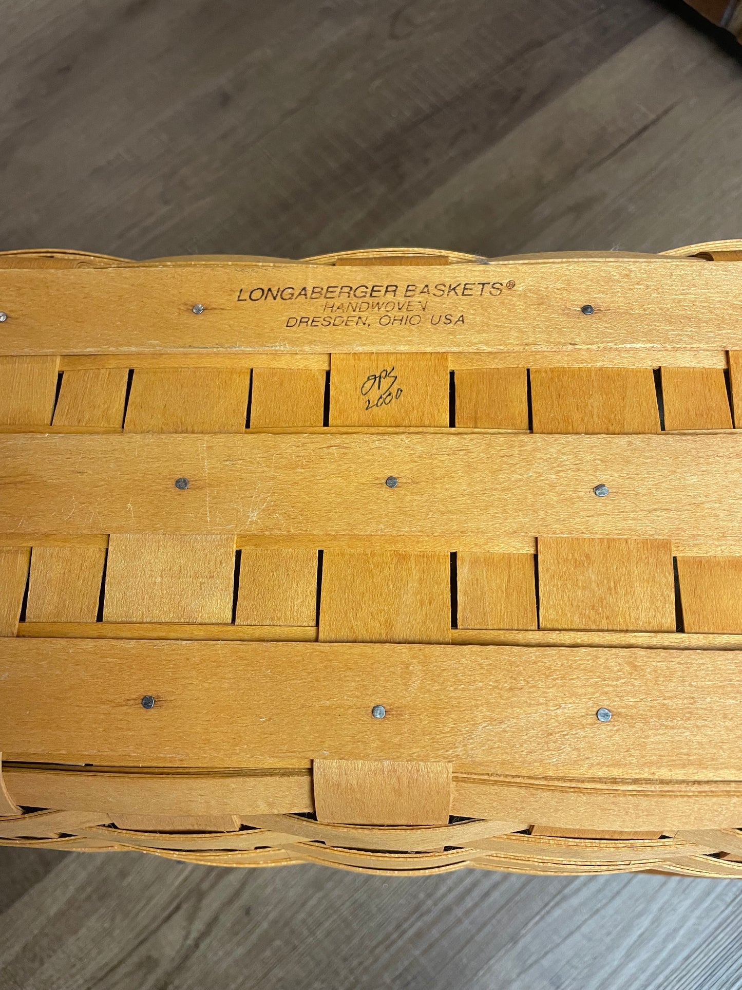 Longaberger Magazine Basket