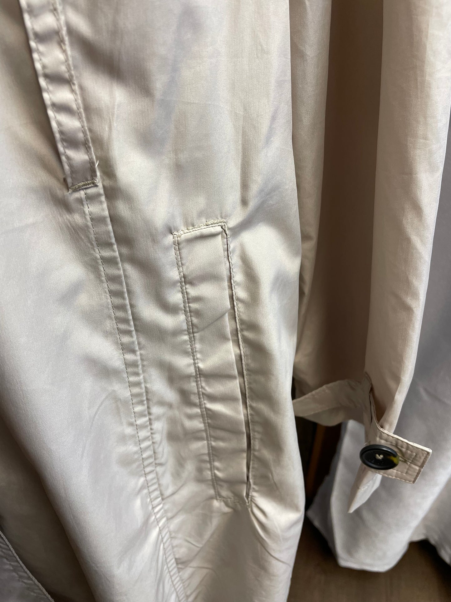 Jones New York Hooded Nylon Trench (XL)
