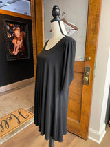 Eileen Fisher Black Shirt Dress (L)