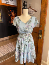 Emerald Sundae Floral Mini Dress (S)