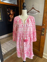 Tommy Bahama IKAT Tropics Full Sleeve Dress (L)