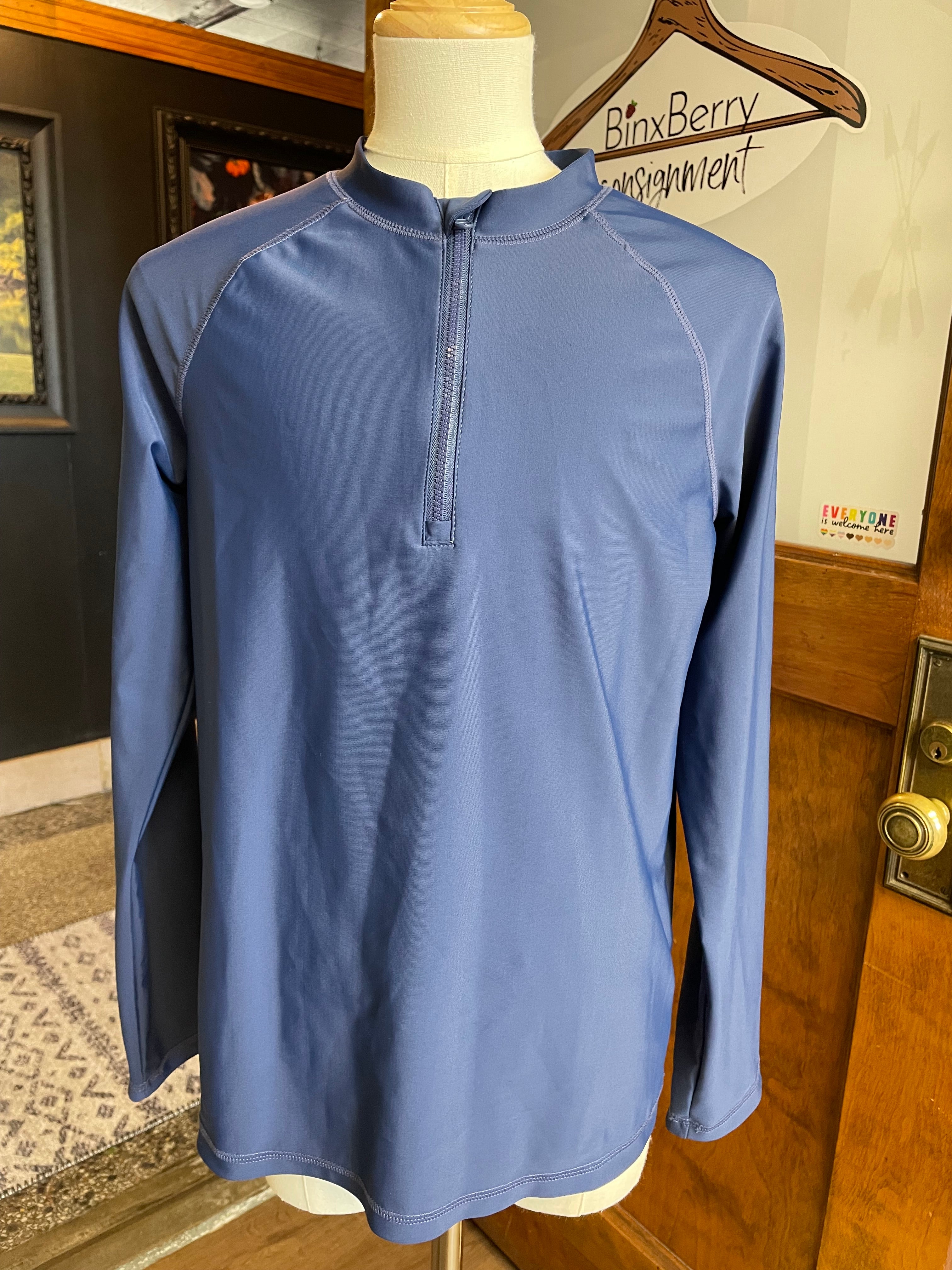 Carter's Long Sleeved Quarter Zip Swim Top (14/14A)