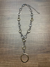 Lia Sophia Circle Link Necklace