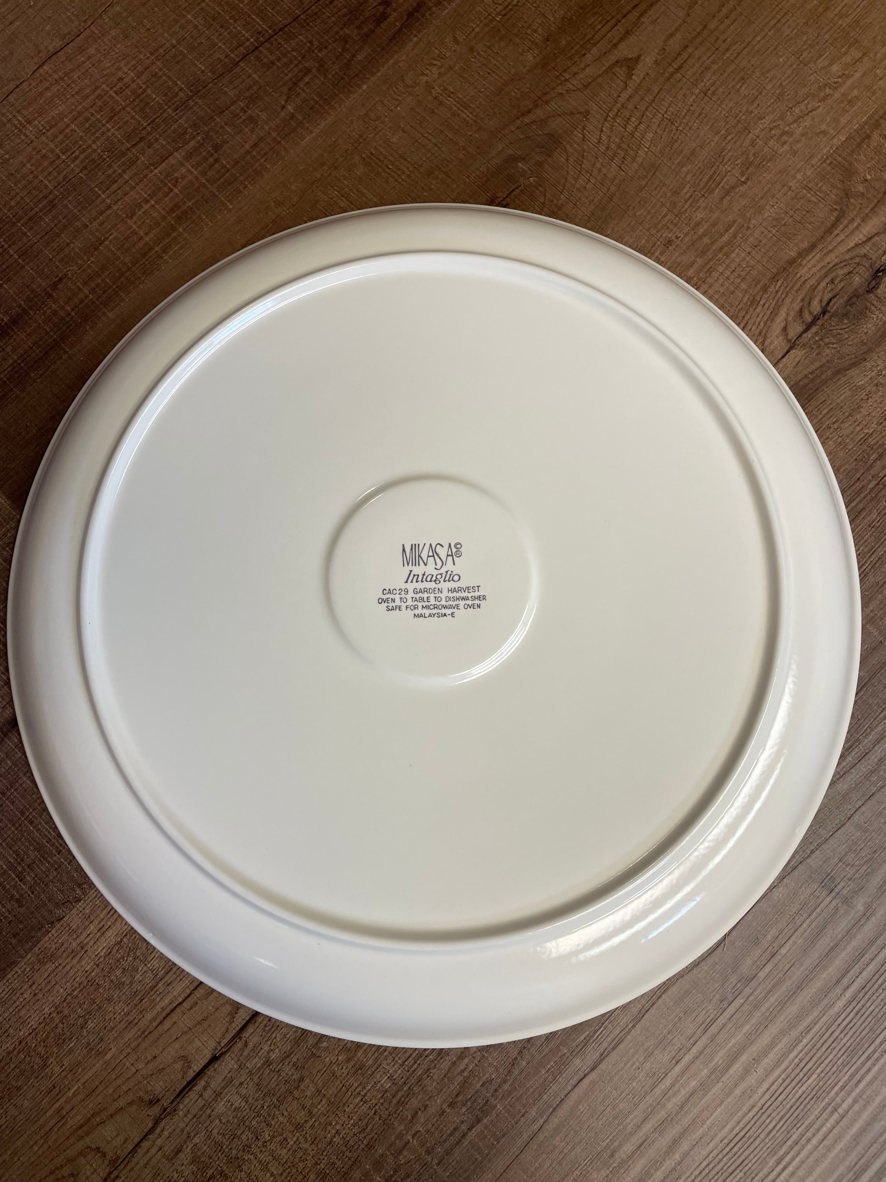 Mikasa Garden Harvest 14" Chip and Dip (NIB)