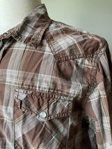 Aeropostale Vintage Fit Men's Plaid Shirt (L)