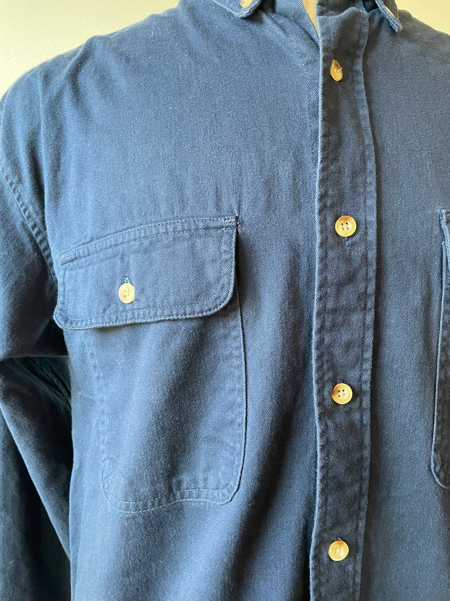 North Crest Navy Men's Button Down (M)