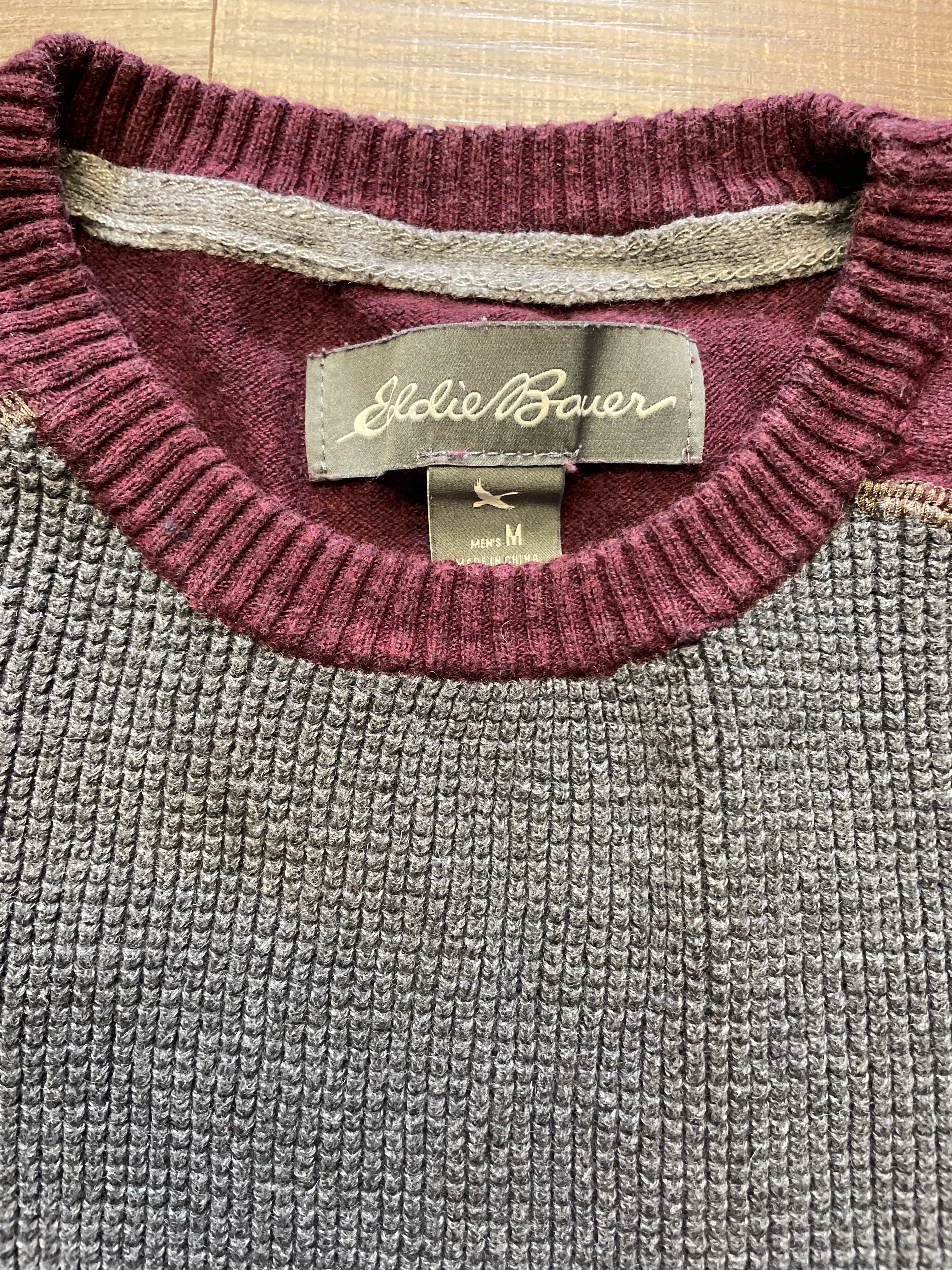 Eddie Bauer Men's Wool Blend Sweater (M)