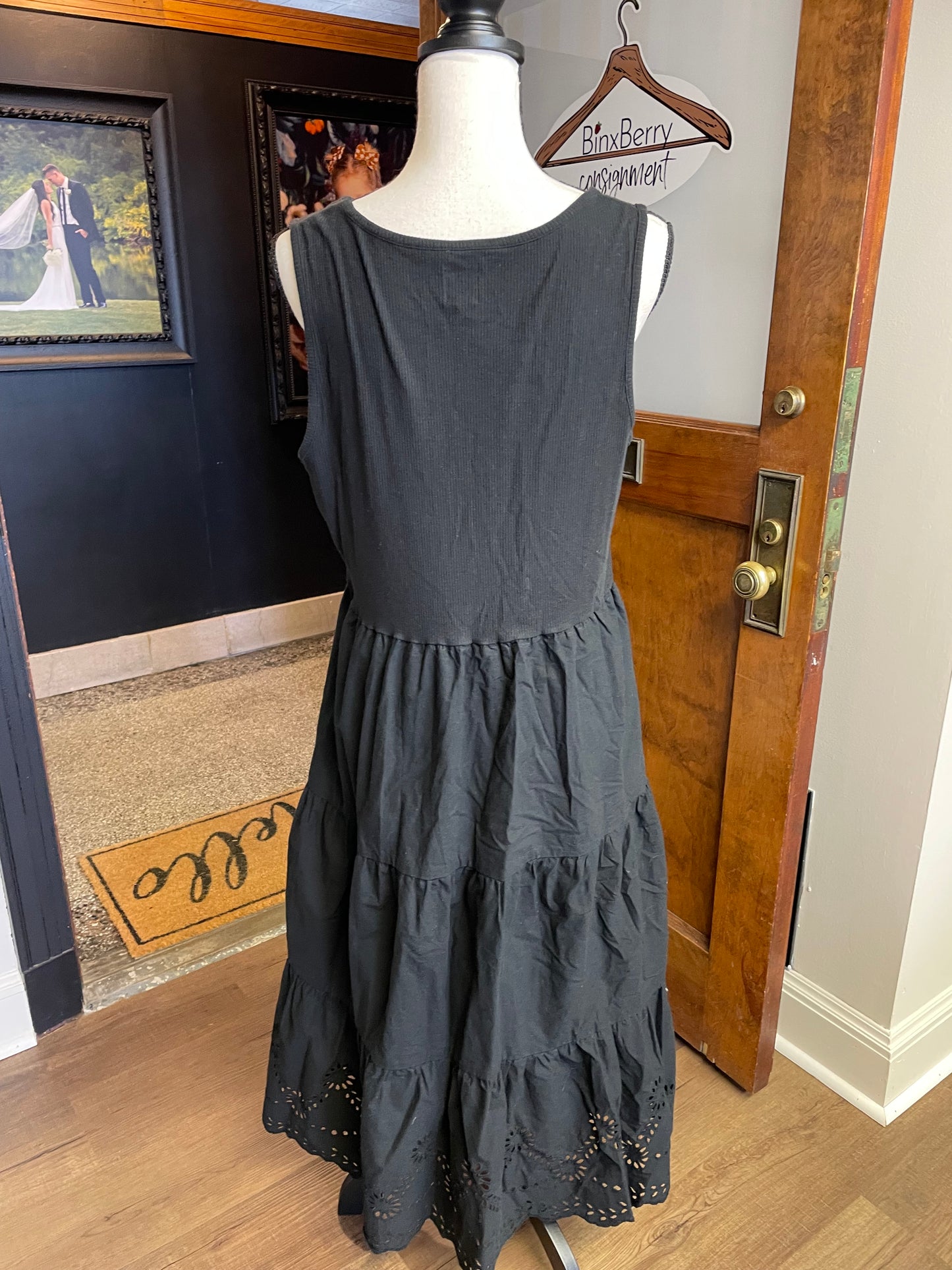 GAP Ribbed Top Boho Dress (XL)