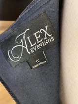 Alex Evenings Shoulder Sash Formal Dress (12)