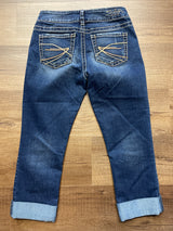 Silver Suki Capri Jeans (28)