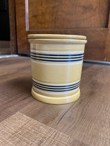 Vintage Yellow Ware Collection 6" Lidded Canister