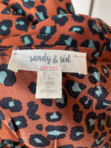 Sandy & Sid Leopard Print Blouse