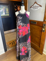 Venus Crystal Studded Halter Dress (XL)