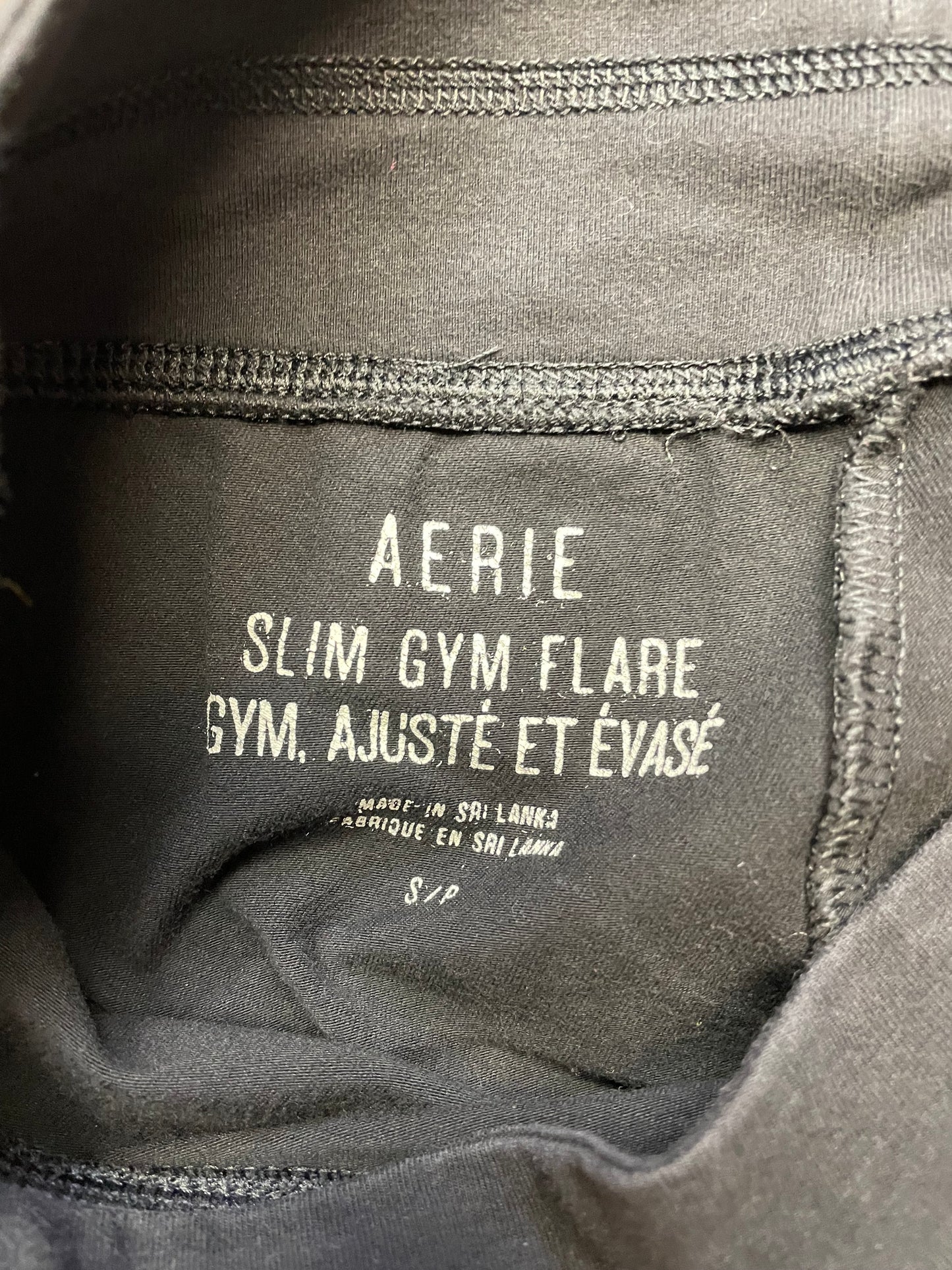 Aerie Slim Gym Flare Leggings (S)