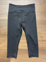 Zyia Active Black Cropped Leggings (6-8)