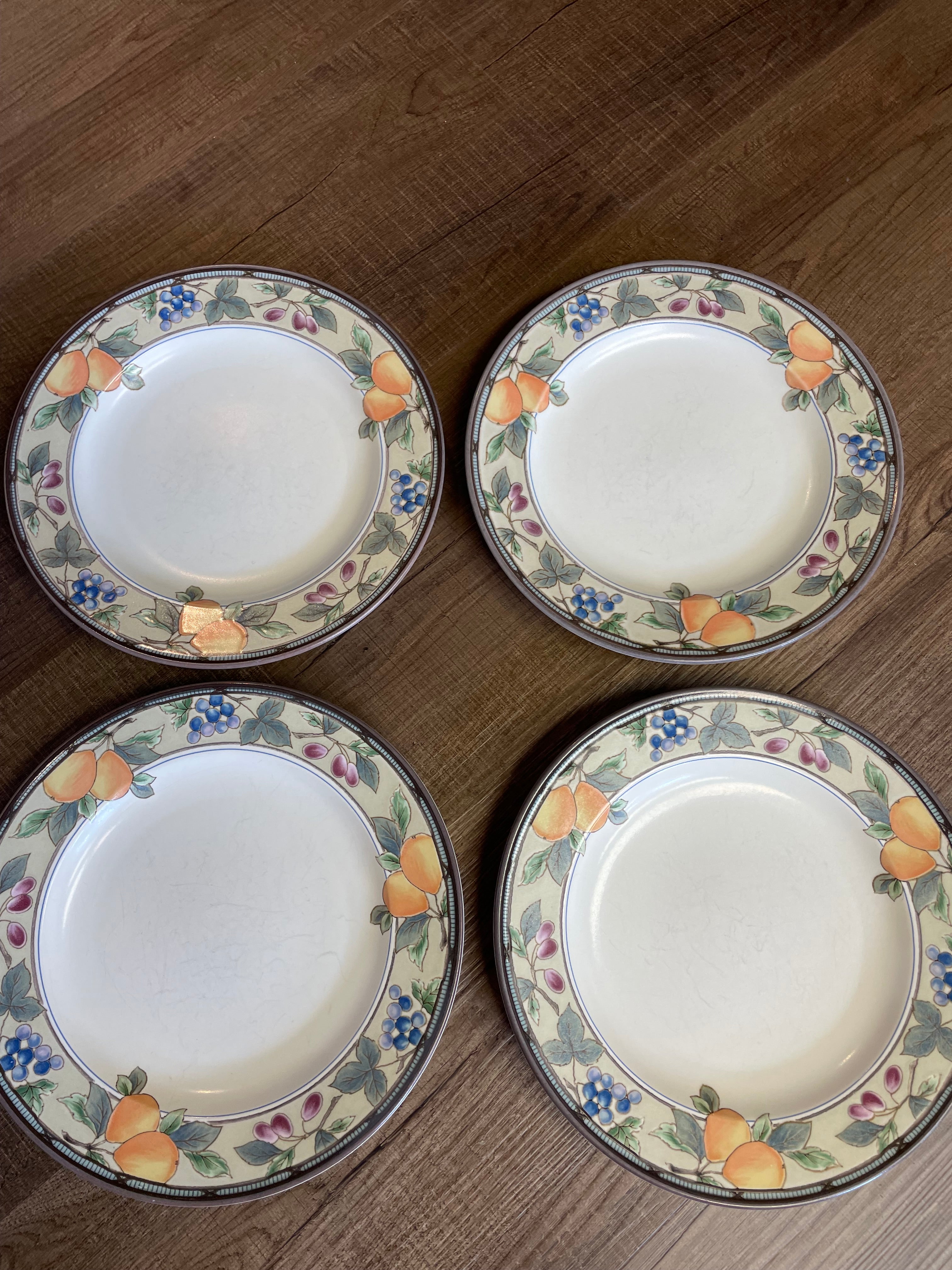 Mikasa Garden Harvest 8 3/8” Salad Plates (Set of 4)