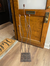 Wrought Iron Taper Candle Floor Stand