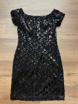 Midnight Doll Sequin Mini Dress (XS)